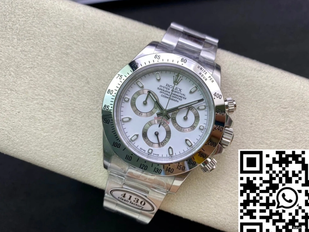 Factory Rolex 116520LN White Clean Cosmograph Dial Daytona 0401